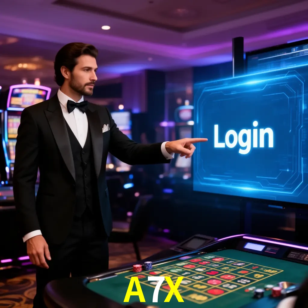 A7X Login - OTP, cuenta y soporte Pantalla A7X Login con OTP, contraseña, cuenta segura y soporte móvil