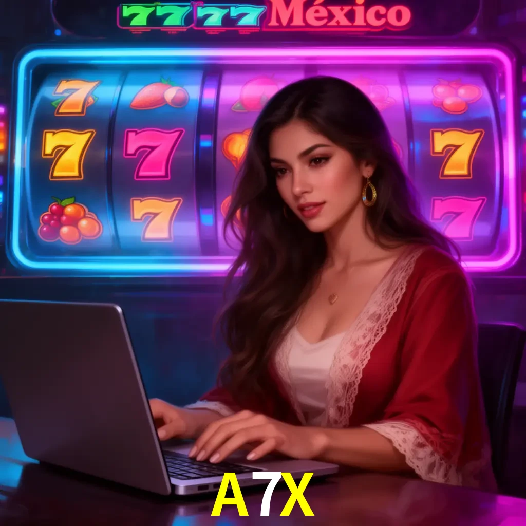 A7X Slots - tragamonedas, RTP y control Tragamonedas A7X con símbolos, saldo móvil y reglas de apuesta visibles